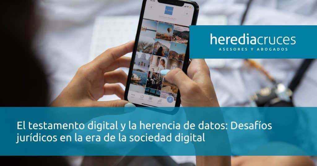 Testamento digital y herencia de datos