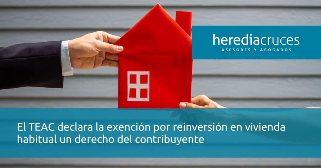 exención por reinversión en vivienda habitual