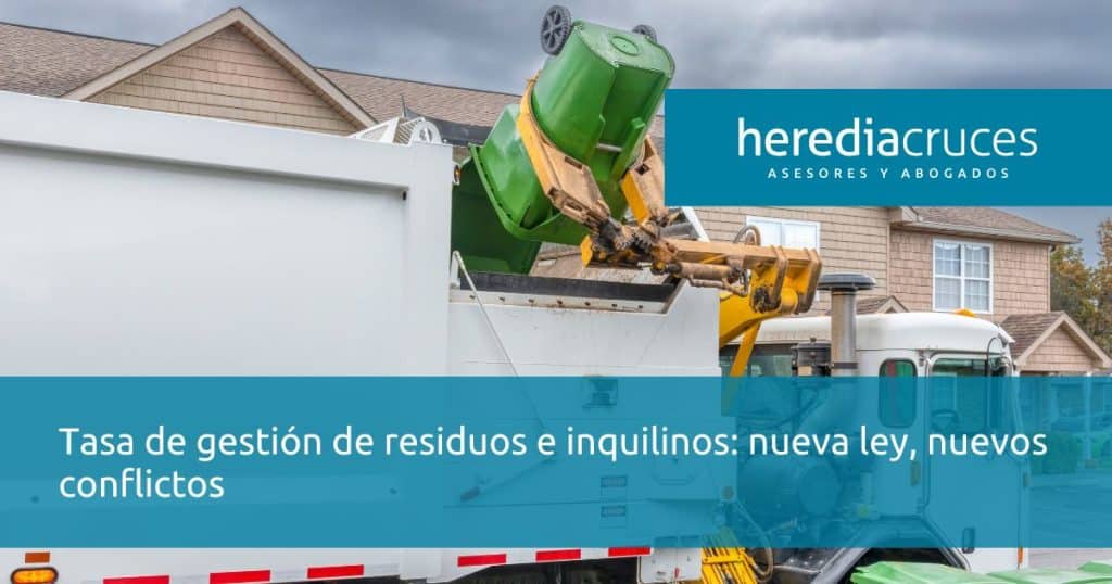 Tasa de gestión de residuos e inquilinos