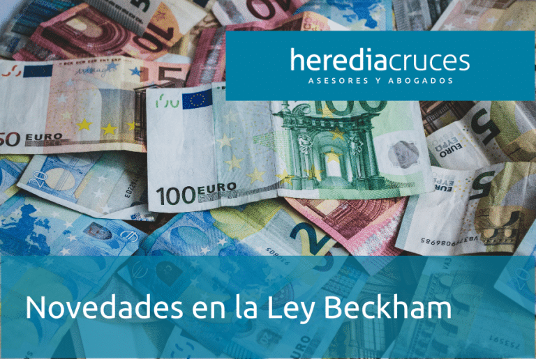 Novedades en la Ley Beckham